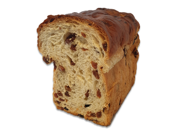 Rozijnenbrood zonder spijs