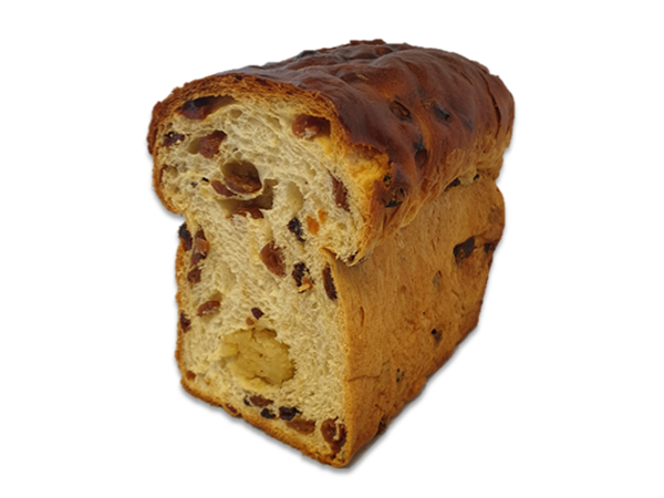 Rozijnenbrood met spijs
