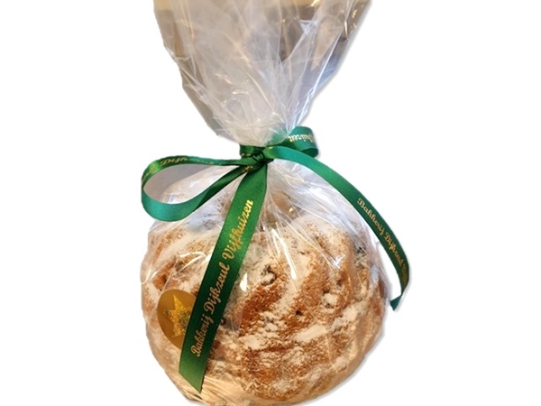 Kleine Tulband met vruchten/rozijnen