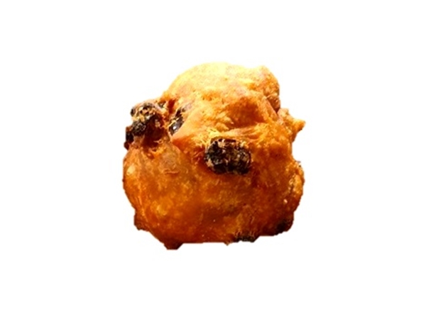 Oliebollen met rozijnen