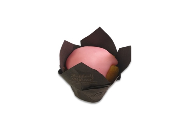 Muffin roze fondant