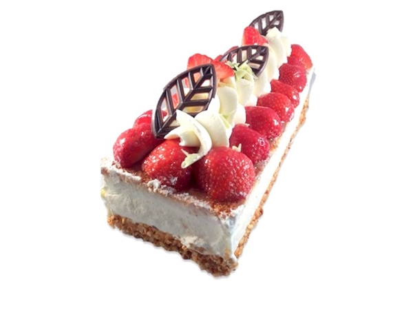 Aardbeien schnitt (6 pers)